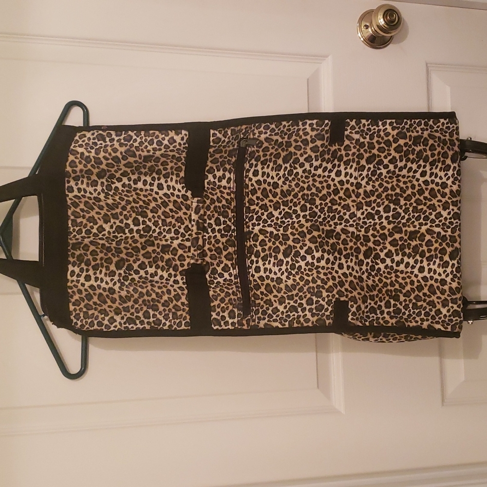 Rolling Cheetah print bag